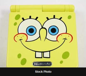 SpongeBob SquarePants Game Boy Advance SP - Console
