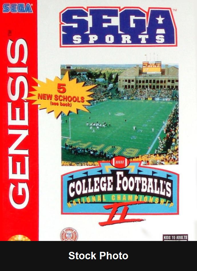 College Football's National Championship II - Sega Genesis