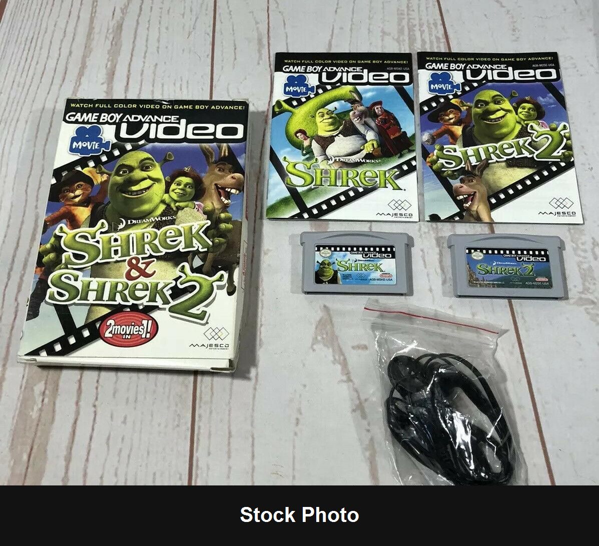 GBA Video Shrek & Shrek 2 - Game Boy Advance