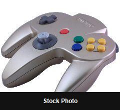 Gold Controller (Nintendo 64) - Nintendo Accessories