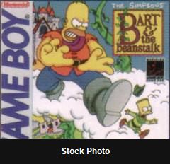 The Simpsons Bart and the Beanstalk - Game Boy