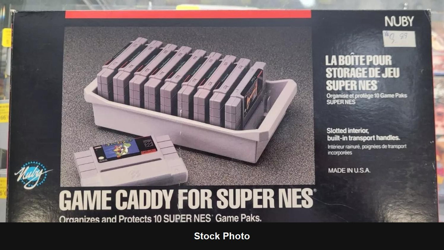 NUBY Game Caddy For Super NES (Super Nintendo) - Nintendo Accessories