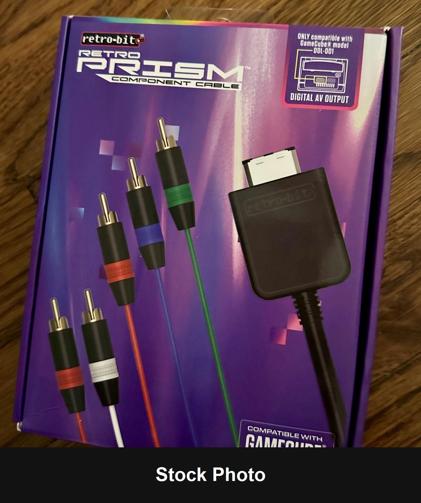 Retro Prism Gamecube Component Cables (Gamecube) - Nintendo Accessories