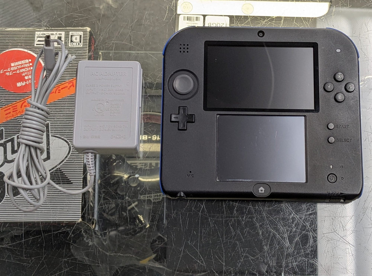 Nintendo 2DS Black + Blue - Nintendo 3DS