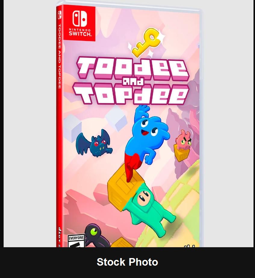 Toodee and Topdee - Nintendo Switch