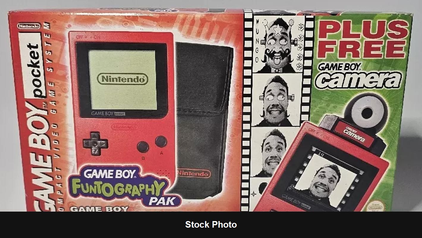 Game Boy Pocket Red Funtography Pak - Game Boy