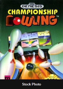 Championship Bowling - Sega Genesis