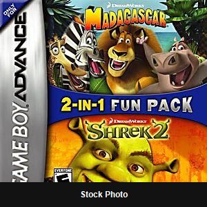 Madagascar and Shrek 2 - Game Boy Advance