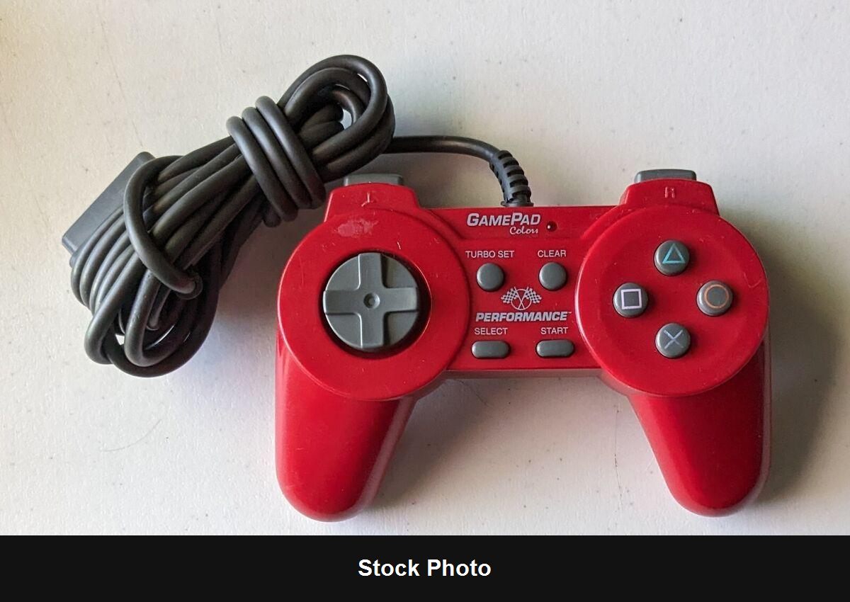 Performance Gamepad Red Controller (PlayStation) - PlayStation Accessories