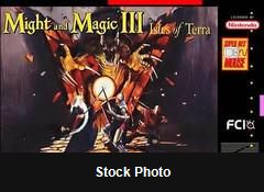 Might and Magic III Isles of Terra - Super Nintendo