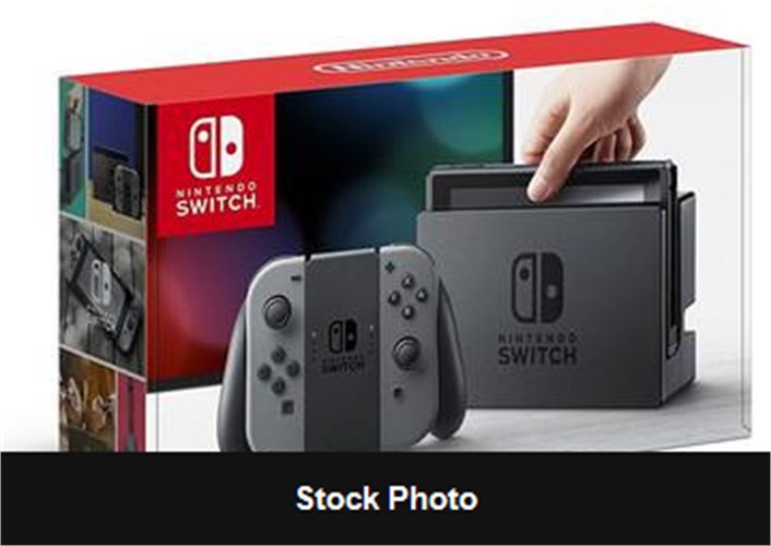 Nintendo Switch with Gray Joy-Con - Console