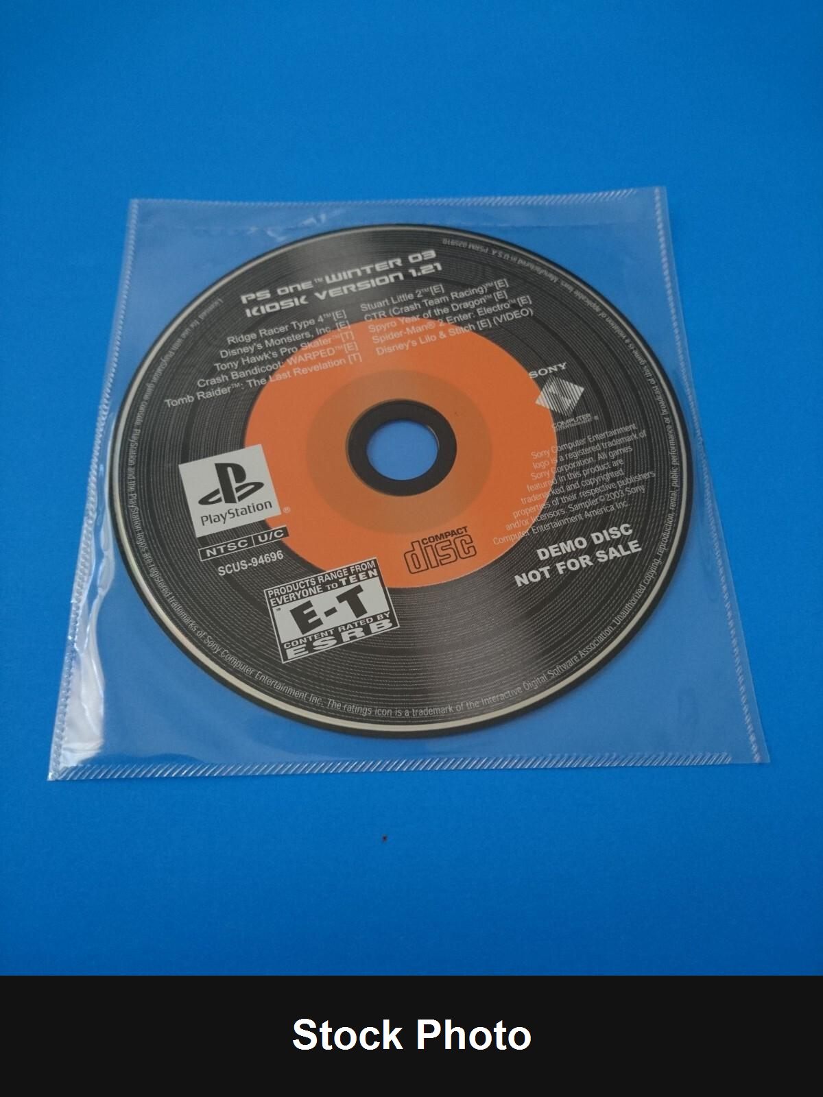 PS One Winter 03 Kiosk Version 1.21 Demo Disc - PlayStation