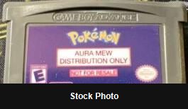 Pokemon Aura Mew Distribution - Game Boy Advance