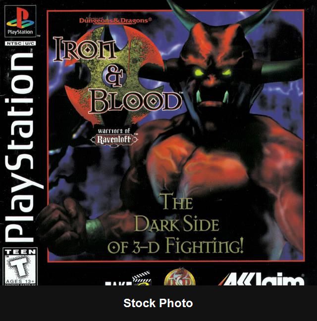 Advanced Dungeons & Dragons Iron and Blood - PlayStation