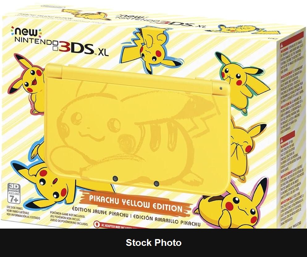 New Nintendo 3DS XL Pikachu Yellow Edition - Console