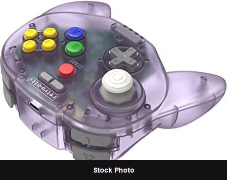 Tribute 64 Wireless Controller - Atomic Purple (Nintendo 64) - Nintendo Accessories