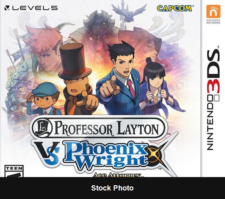 Professor Layton vs Phoenix Wright: Ace Attorney - Nintendo 3DS