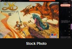 Ys III Wanderers from Ys - Super Nintendo