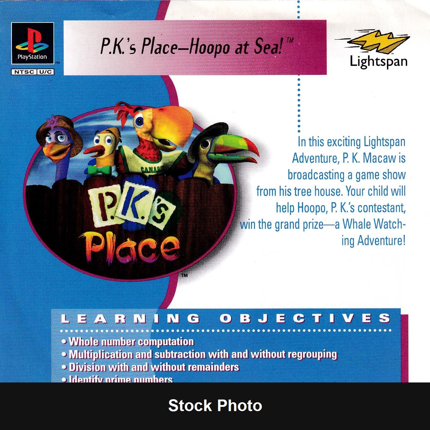 P.K.'s Place 2: Hoopo At Sea - PlayStation