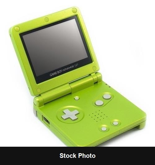 Lime Green Game Boy Advance SP - Console
