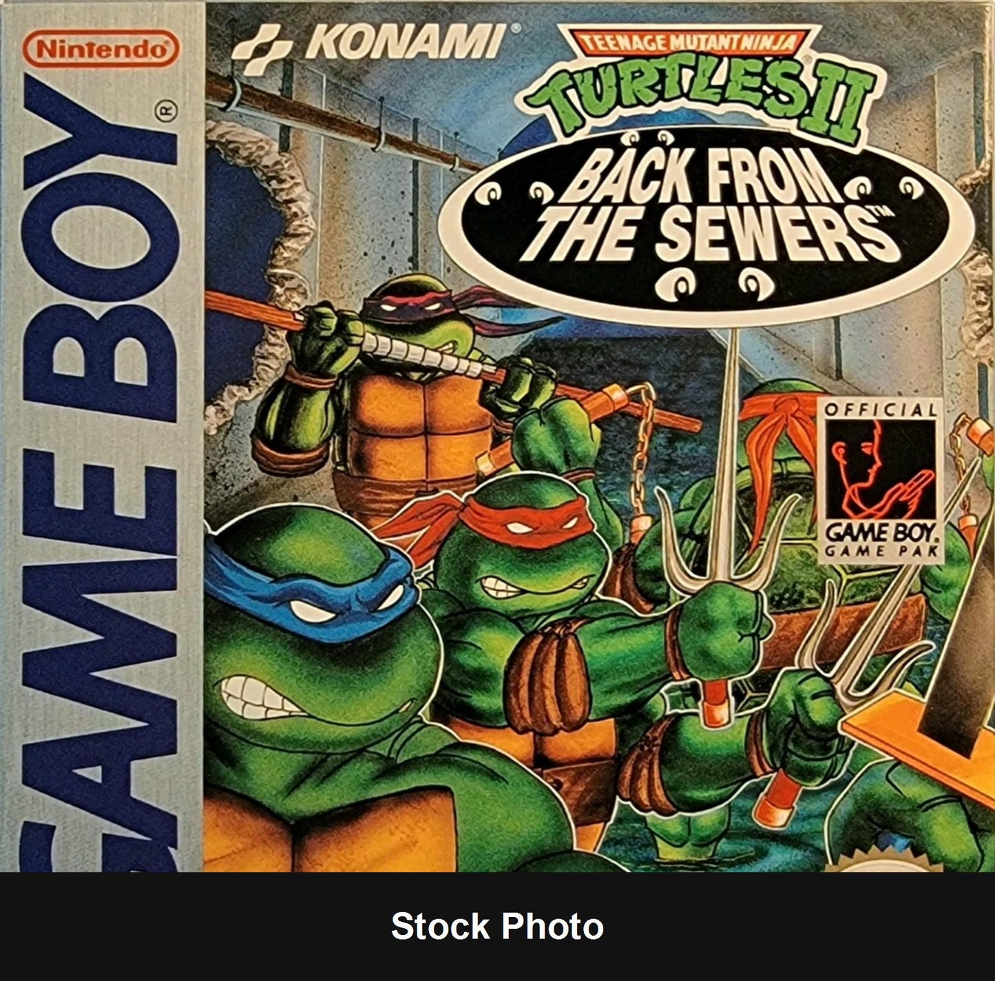 Teenage Mutant Ninja Turtles II Back from the Sewers - Game Boy
