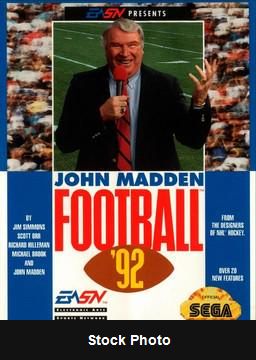 John Madden Football '92 - Sega Genesis