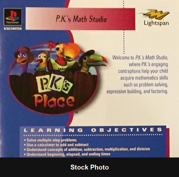 P.K.'s Math Studio 1 - PlayStation