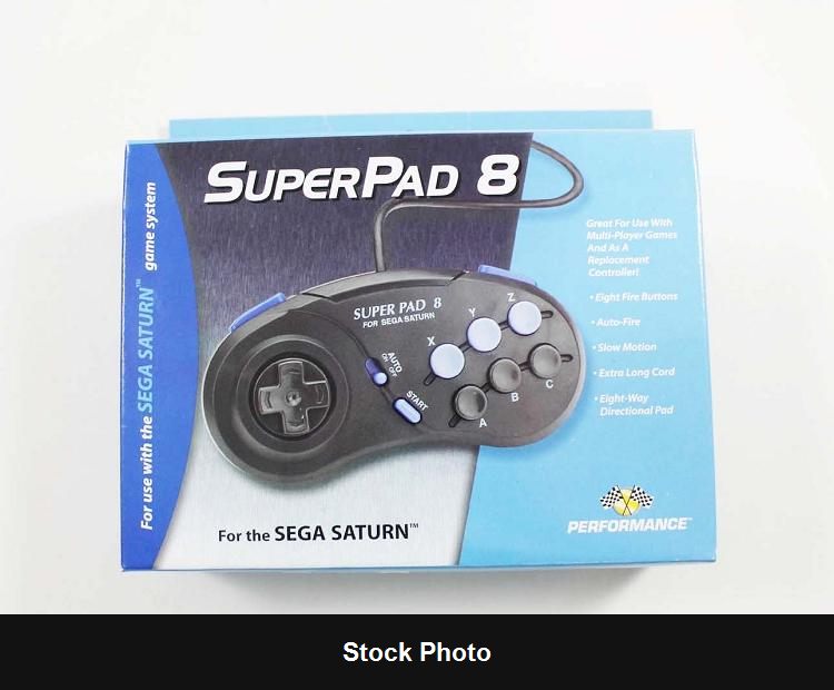 Performance Super Pad 8 (Sega Saturn) - Sega Accessories