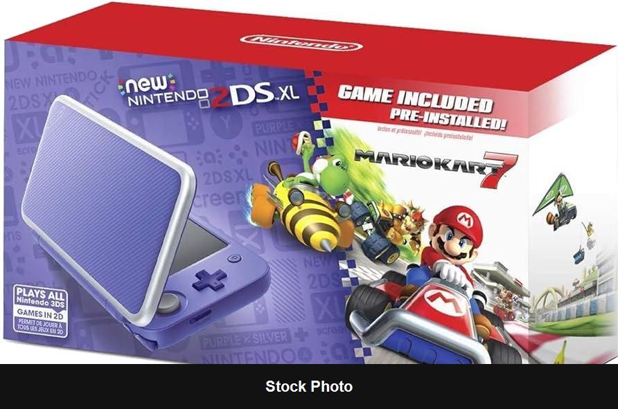 New Nintendo 2DS XL Purple + Silver - Console