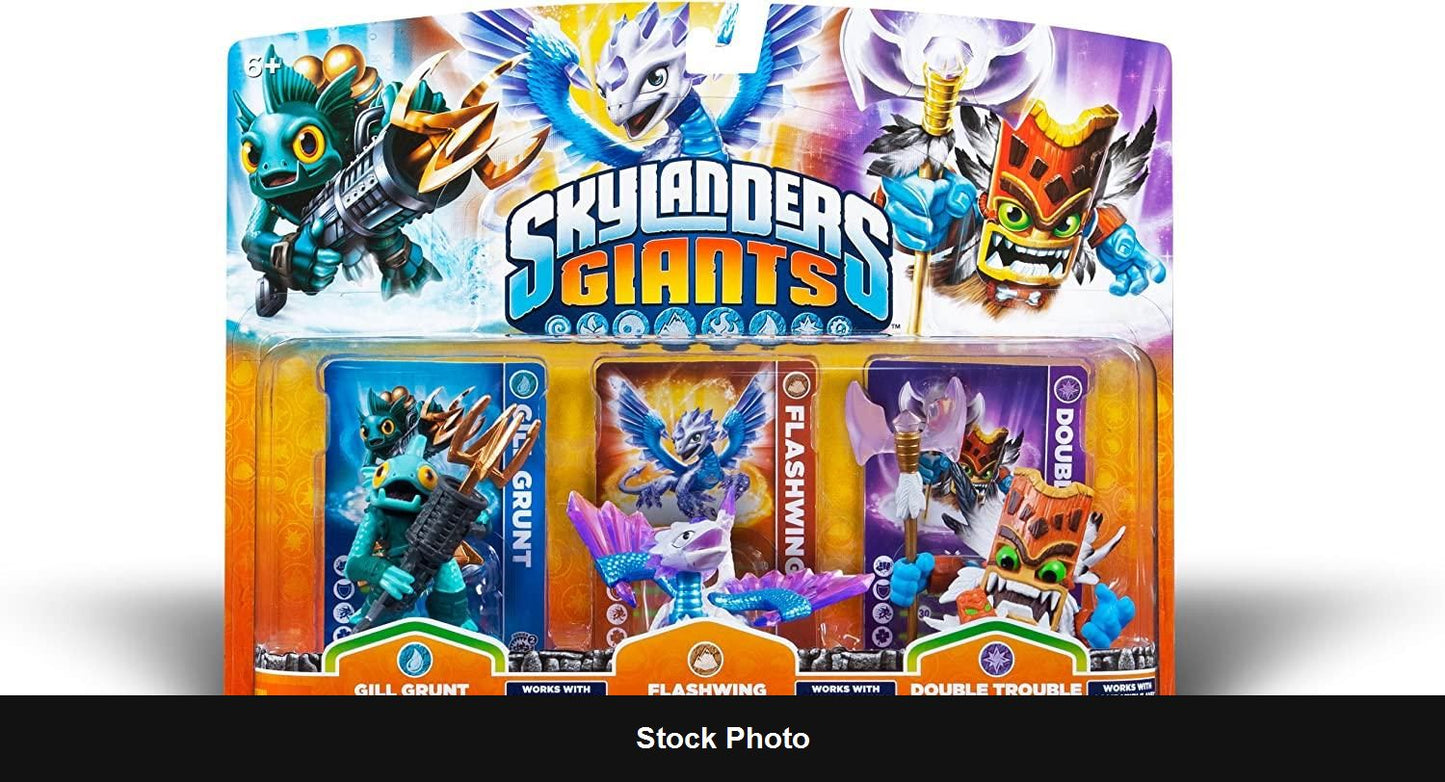 Skylanders Giants Triple Pack #4 (Skylanders) - Skylanders Accessories