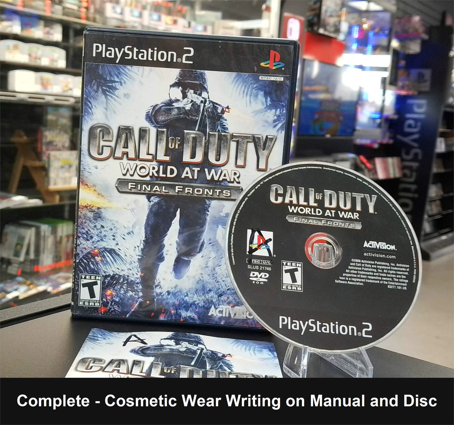 Call of Duty World at War Final Fronts - Playstation 2