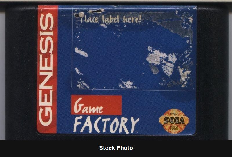 Blockbuster Game Factory Blue - Sega Genesis