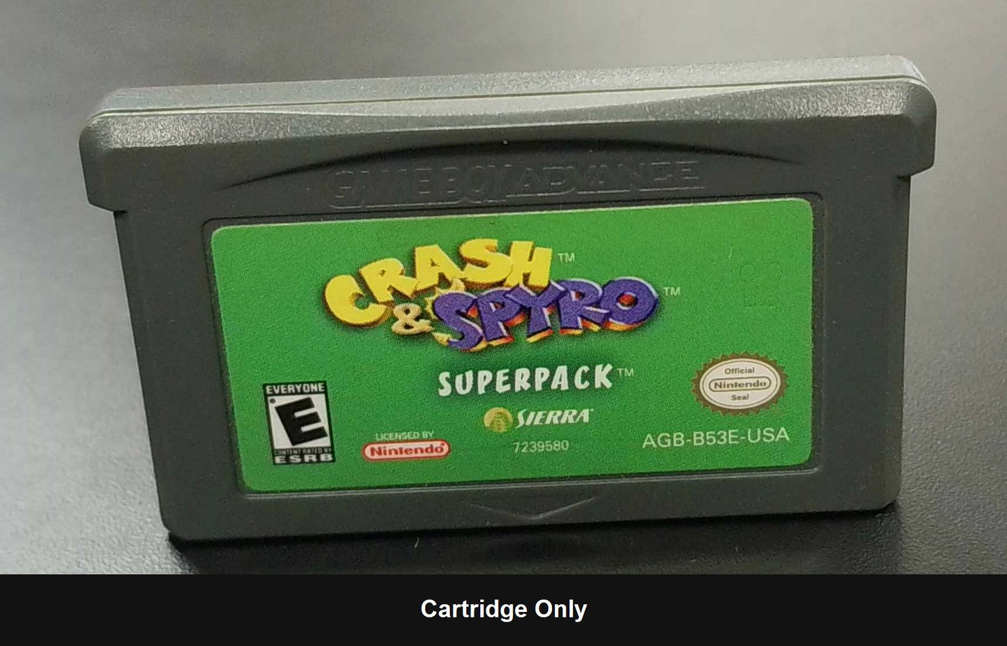 Crash and Spyro Superpack: Season of Ice & Huge Adventure - Game Boy Advance