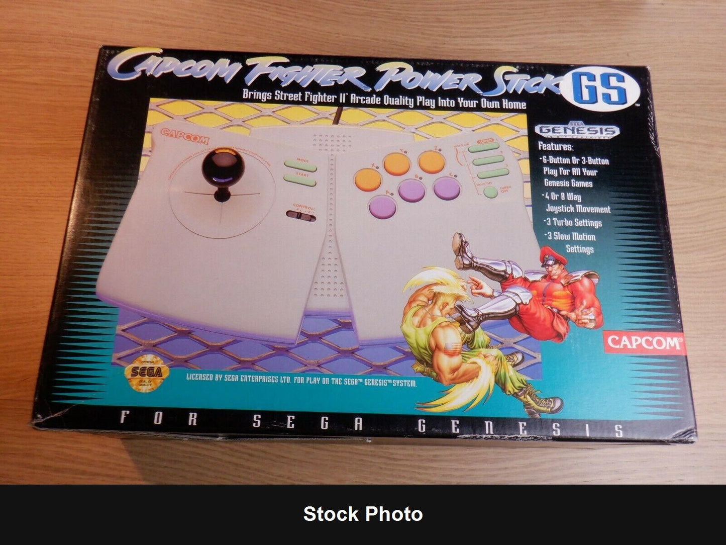 Capcom Fighter Power Stick GS (Sega Genesis) - Nintendo Accessories