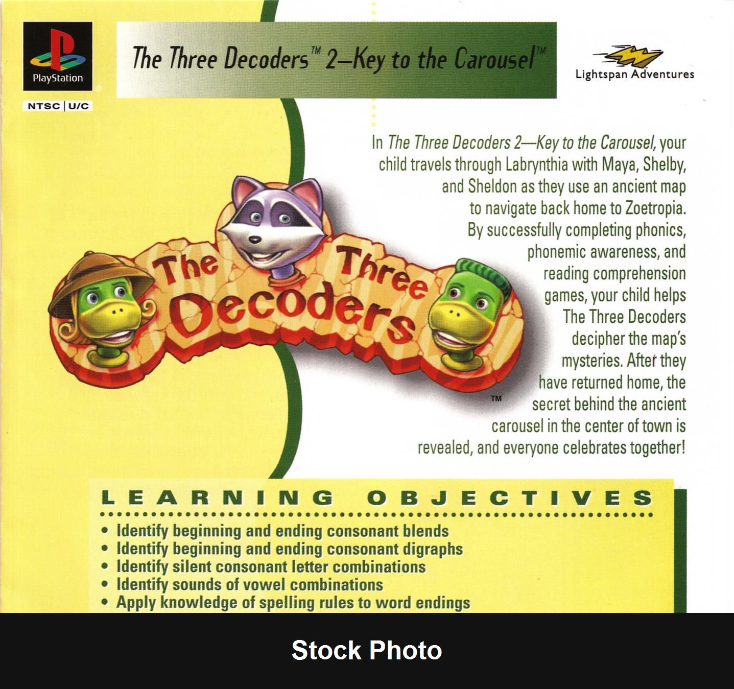 The Three Decoders 2 - Key To The Carousel - PlayStation