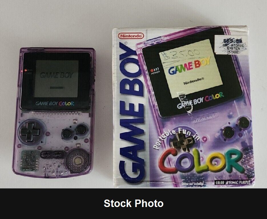 Game Boy Color Atomic Purple - Console