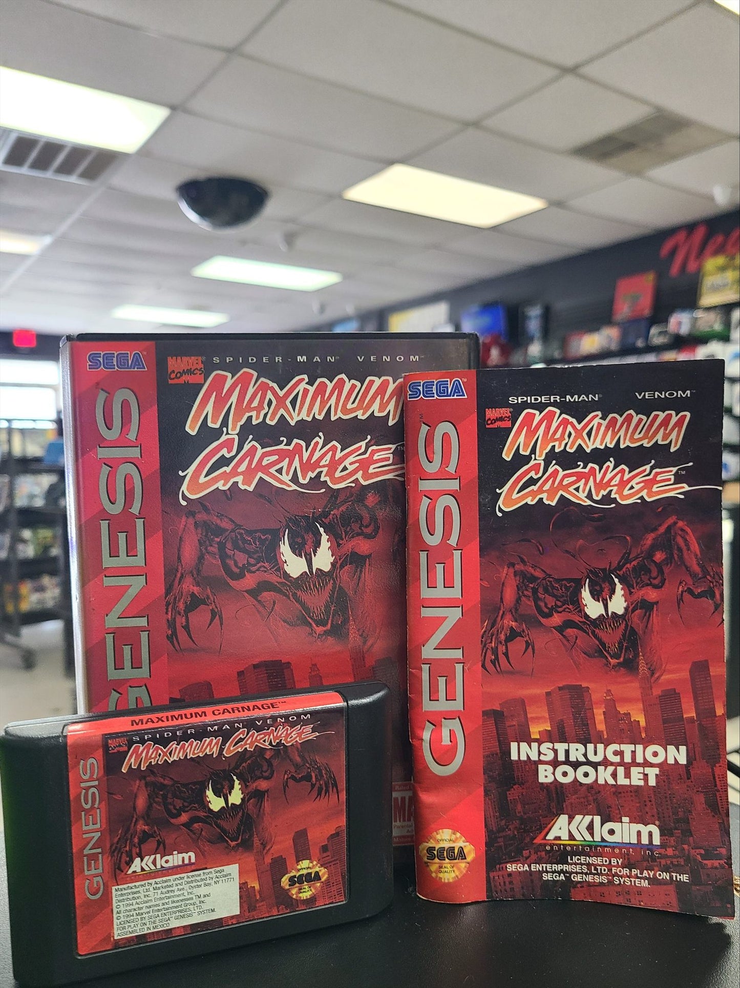 Spiderman Maximum Carnage - Sega Genesis