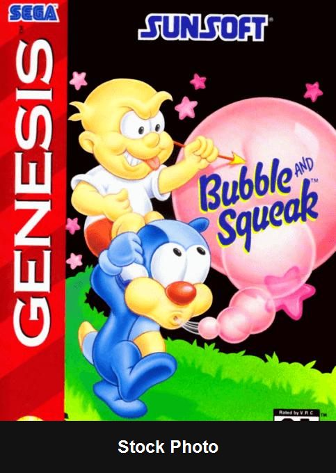 Bubble and Squeak - Sega Genesis