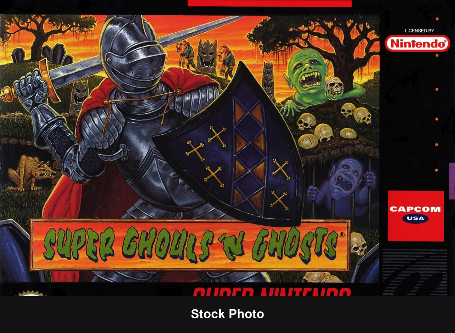 Super Ghouls 'N Ghosts - Super Nintendo