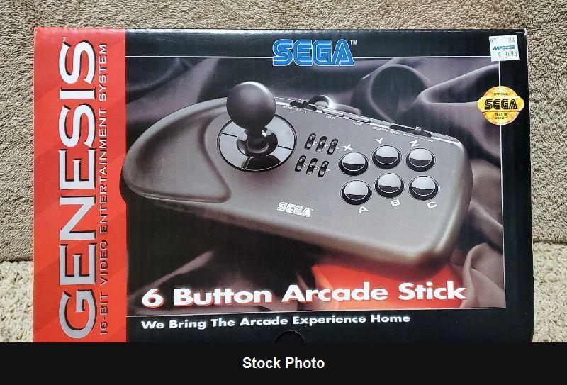6 Button Arcade Stick (Sega Genesis) - Nintendo Accessories