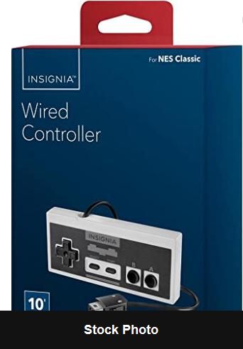 Insignia Wired Controller for NES Classic (NES) - Nintendo Accessories