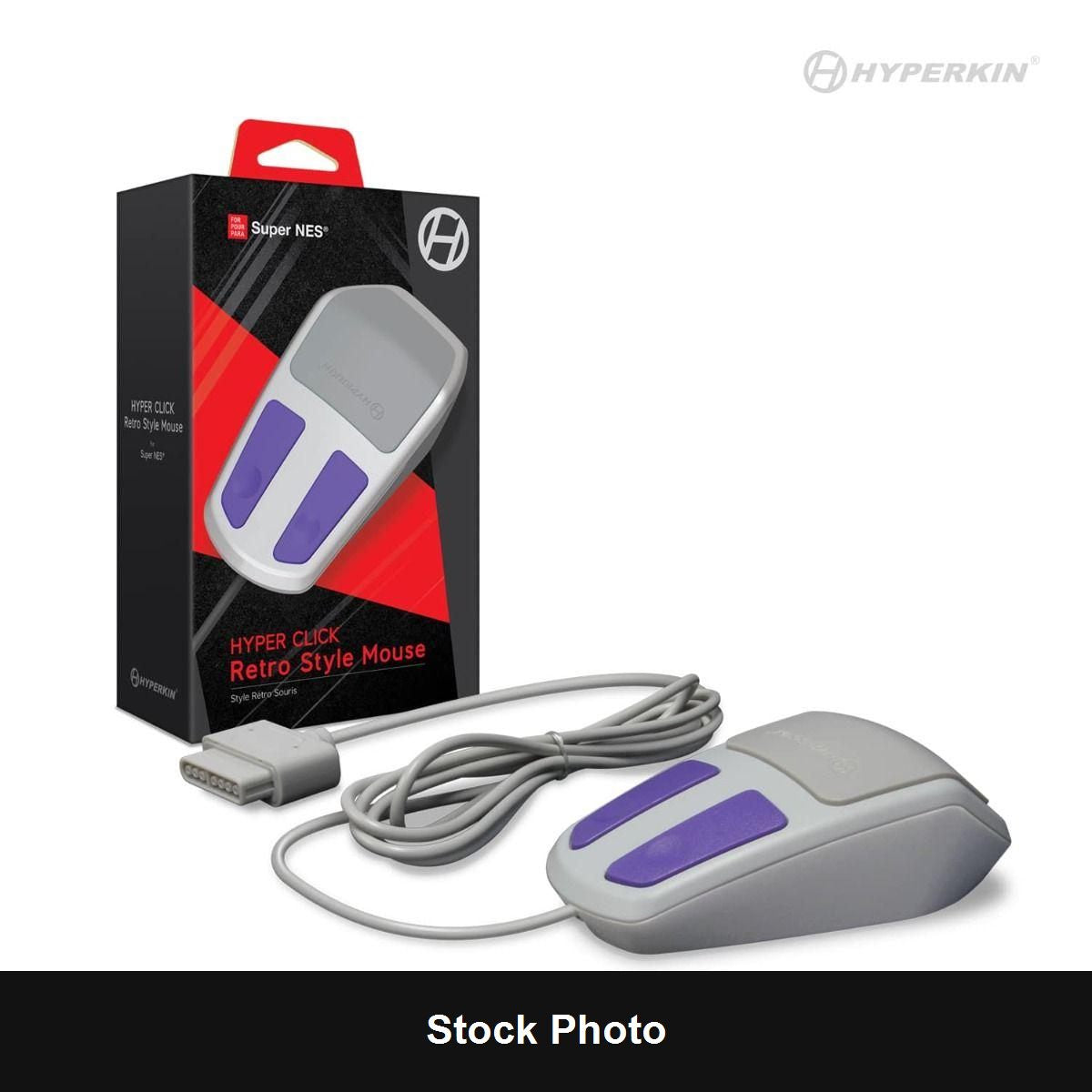 Hyper Click Retro Style Mouse (Super Nintendo) - Nintendo Accessories