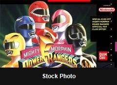 Mighty Morphin Power Rangers - Super Nintendo