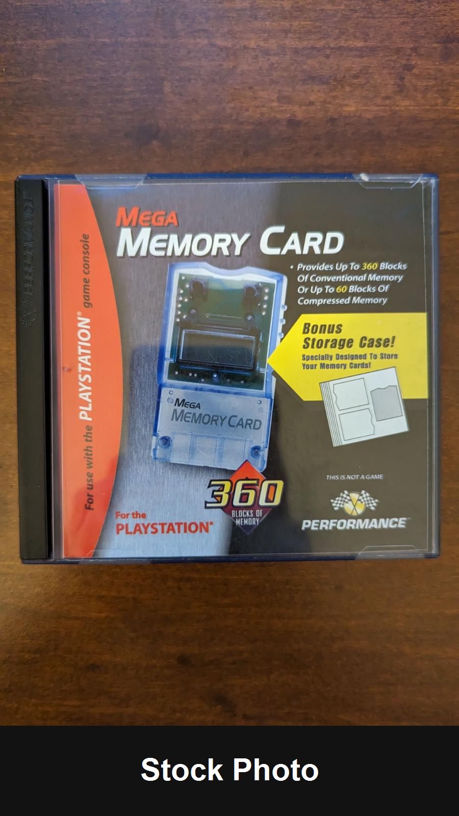 Performance Mega Memory Card (PlayStation) - PlayStation Accessories