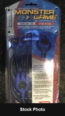 Monster S-Video Cable (Gamecube) - Nintendo Accessories