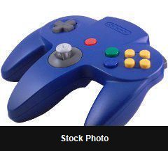 Blue Controller (Nintendo 64) - Nintendo Accessories