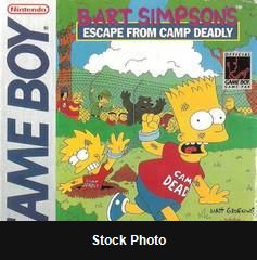 Bart Simpson's Escape from Camp Deadly - Game Boy