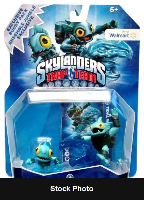 Tidal Wave Gill Grunt & Gill Runt - Trap Team, Buddy Pack - Skylanders