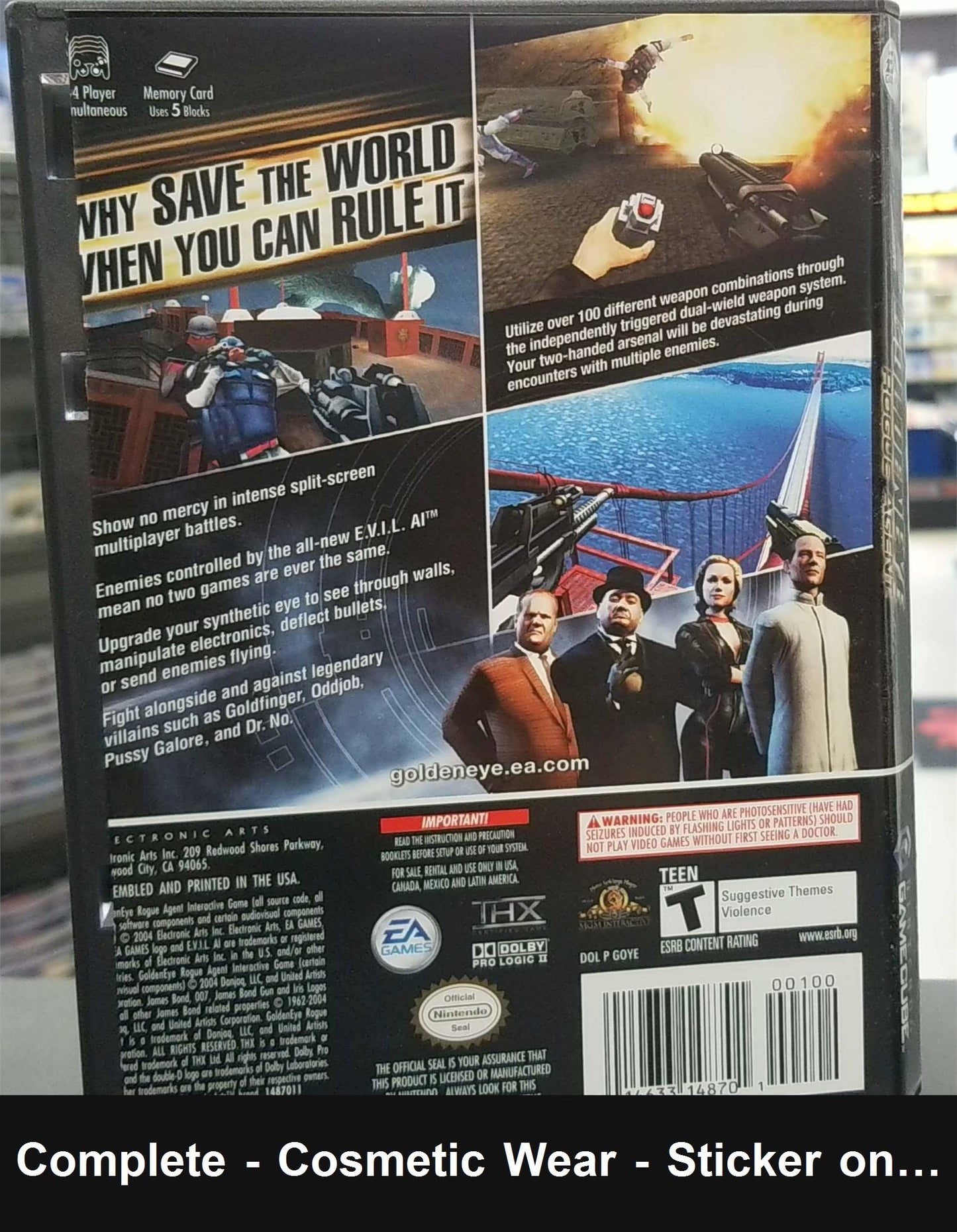 GoldenEye Rogue Agent - GameCube
