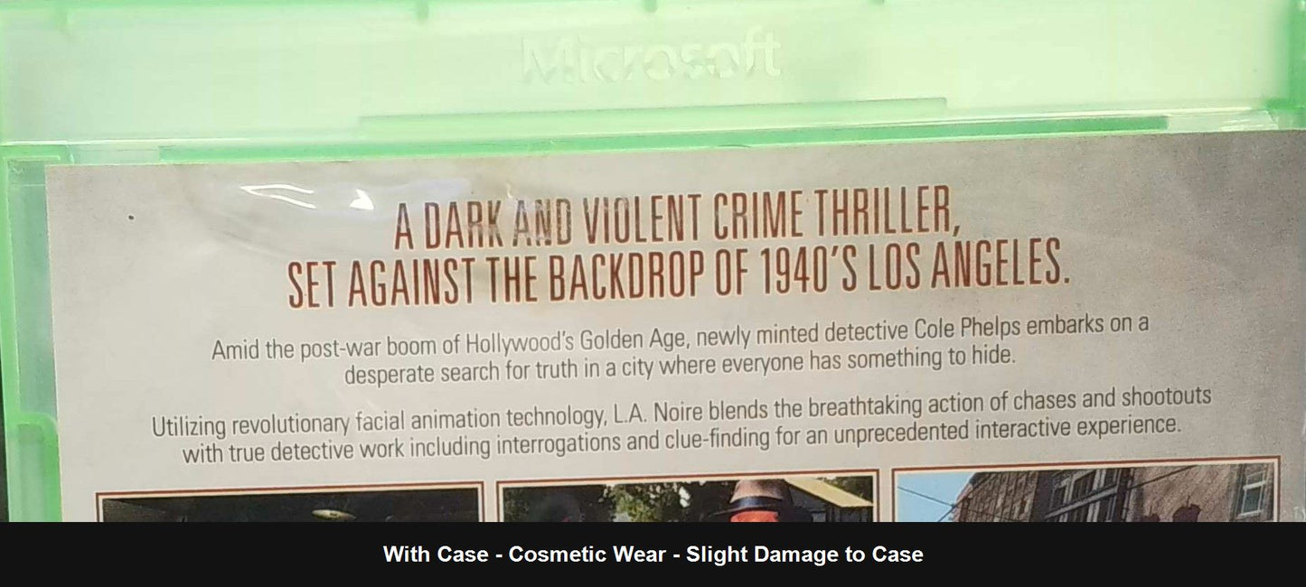 L.A. Noire - Xbox One